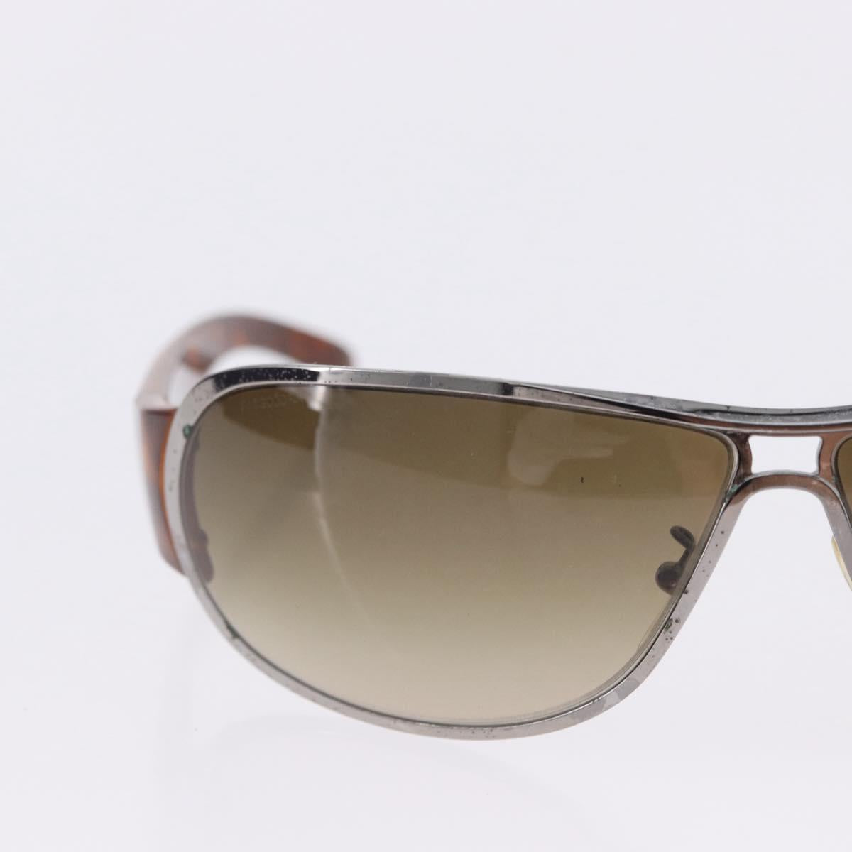 PRADA Sunglasses Plastic Metal 3 Set Black Brown Auth SW2622