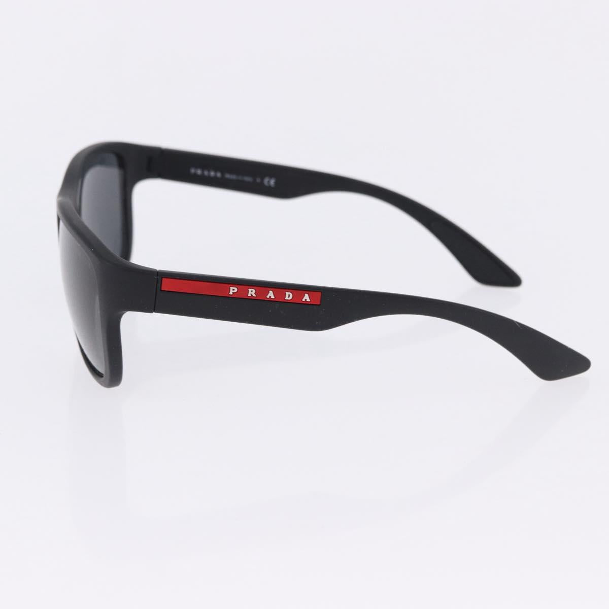 PRADA Sunglasses Plastic Metal 3 Set Black Brown Auth SW2622