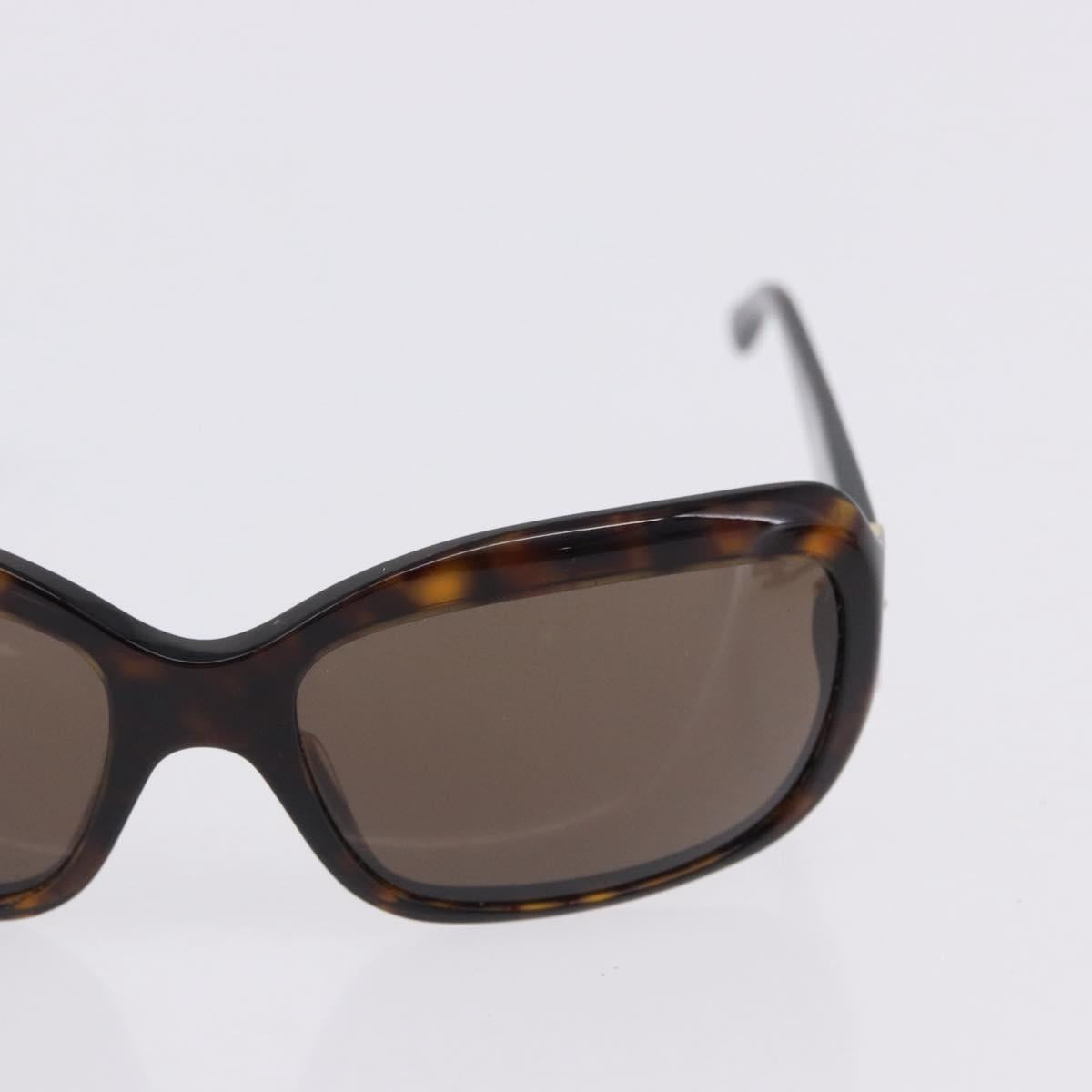 BVLGARI Sunglasses Plastic 3 Set Brown Gold Silver Auth SW2623