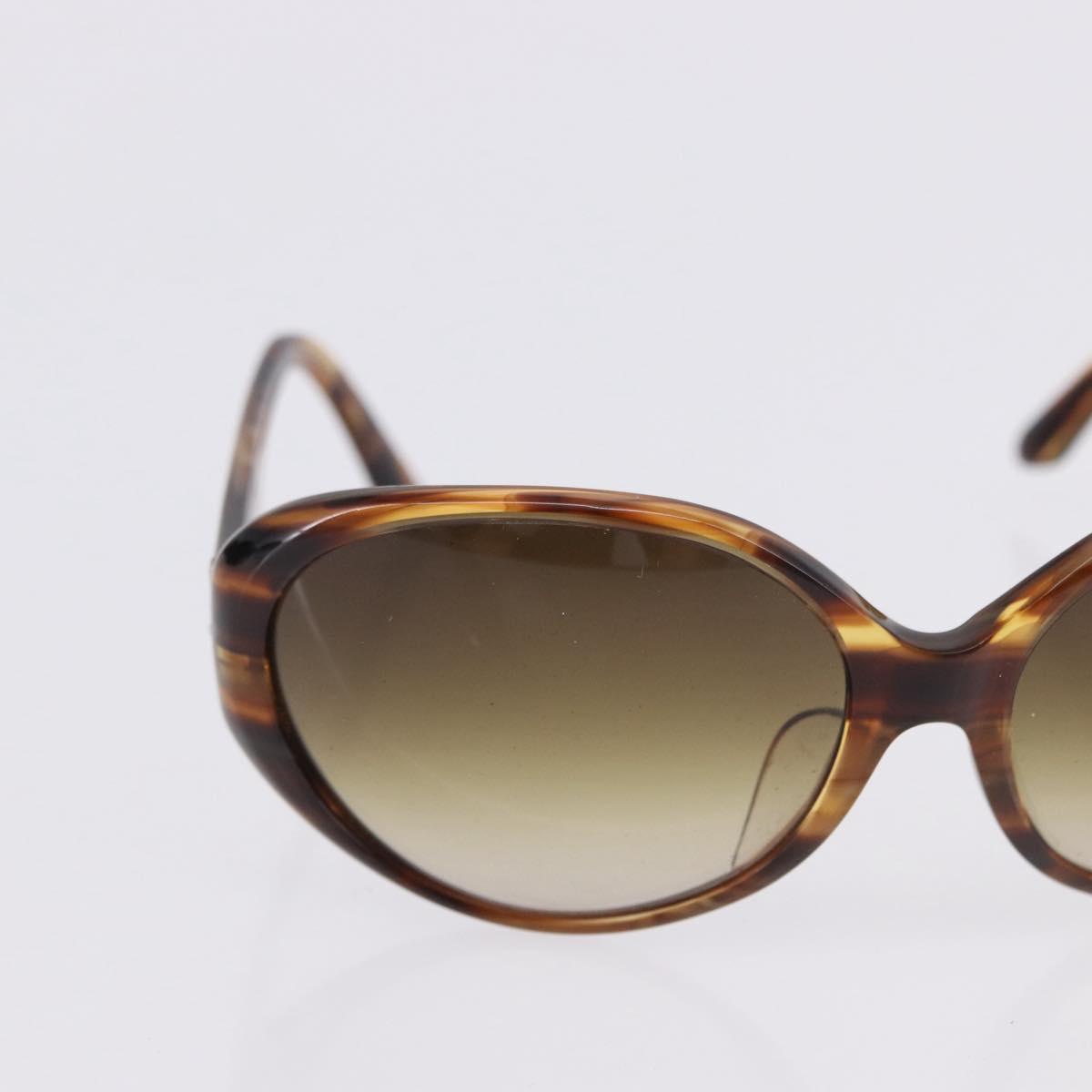 BVLGARI Sunglasses Plastic 3 Set Brown Gold Silver Auth SW2623