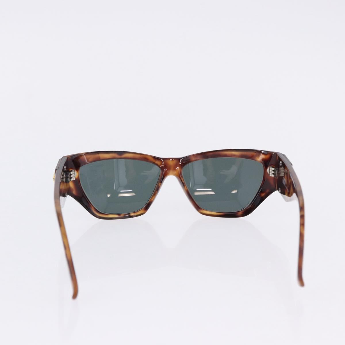 VERSACE Sunglasses Plastic Metal 4 Set Black Gold Auth SW2624
