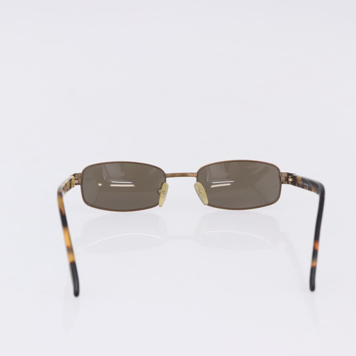 GUCCI Sunglasses Metal Plastic 3 Set Black Gold Auth SW2625