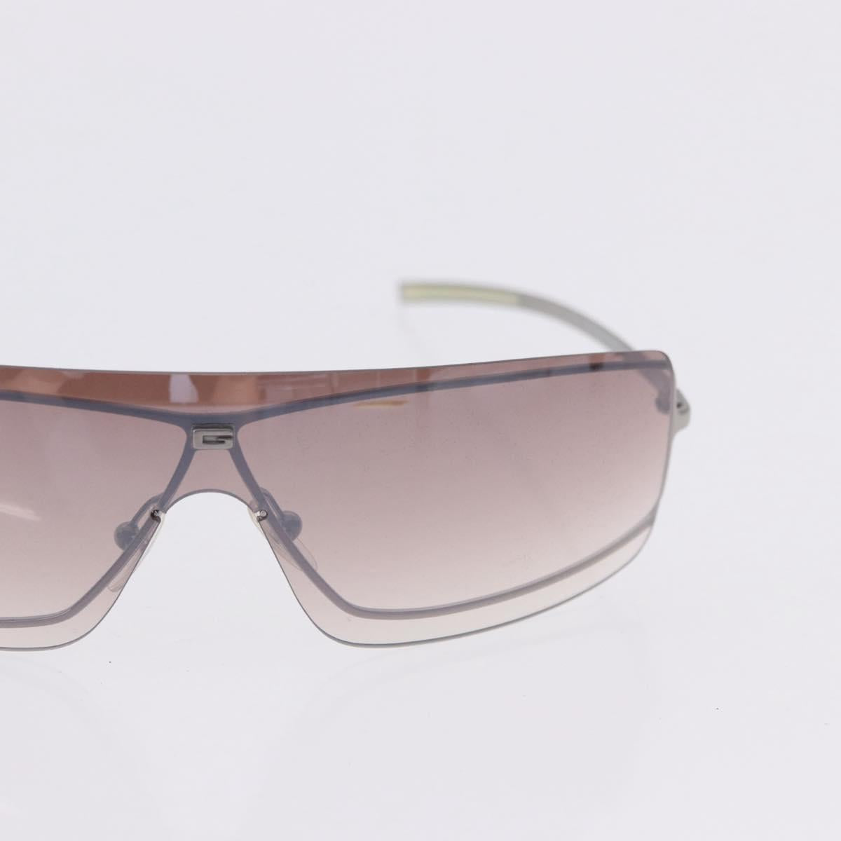 GUCCI Sunglasses Metal 3 Set Silver Brown Auth SW2627
