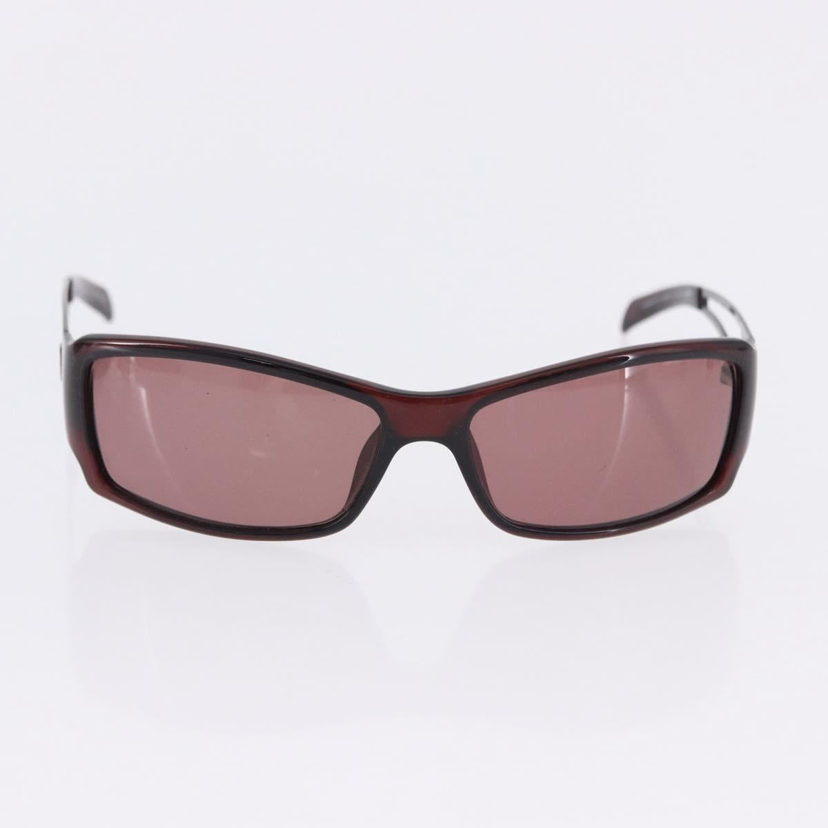 GUCCI Sunglasses Metal Plastic 3 Set Silver Brown Auth SW2628