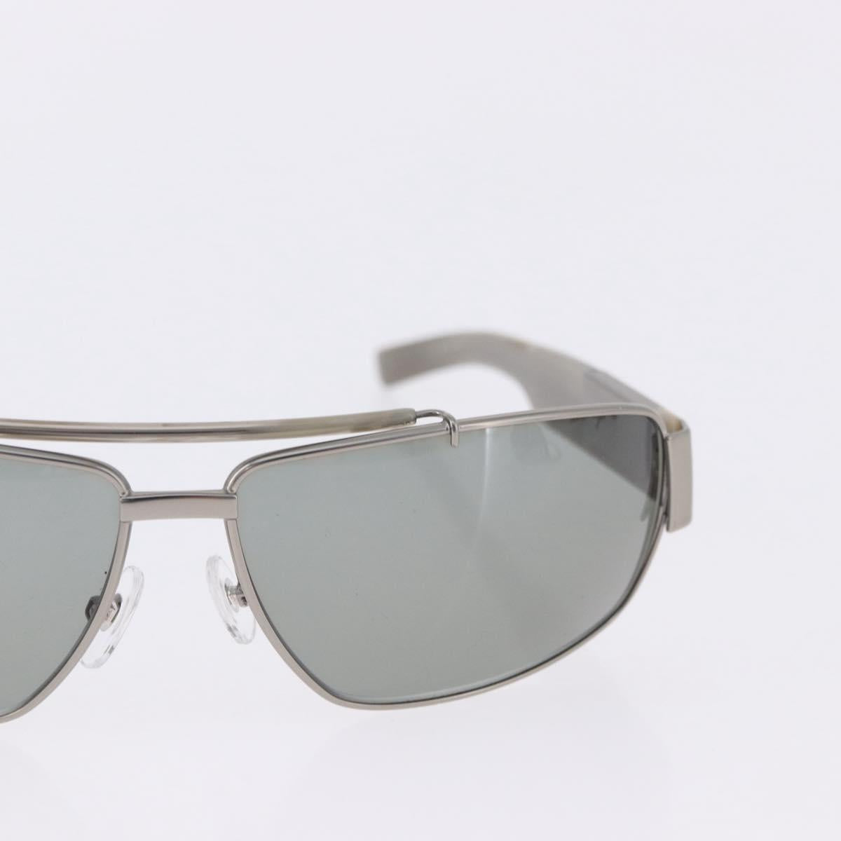GUCCI Sunglasses Metal Plastic 3 Set Silver Brown Auth SW2628