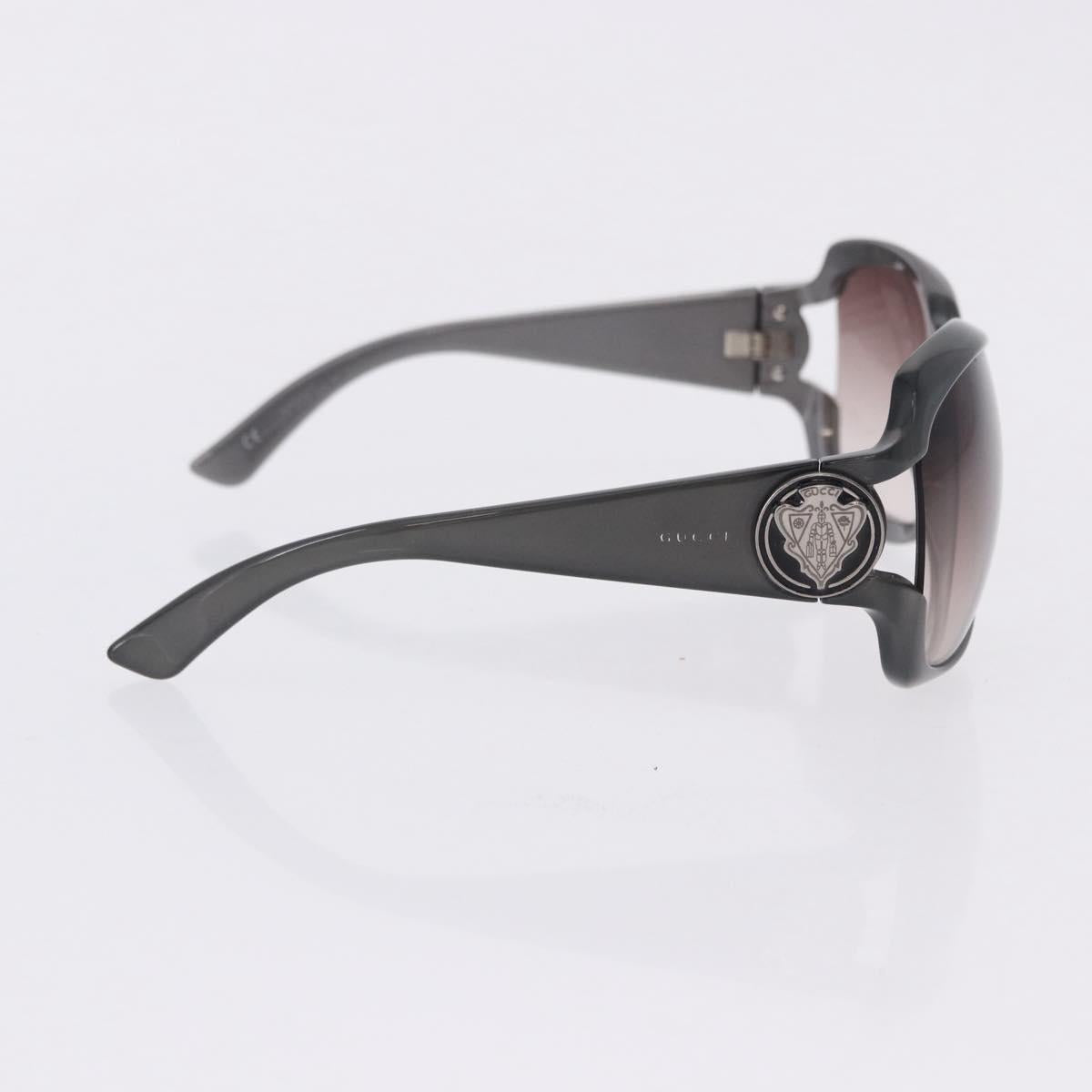 GUCCI Sunglasses Plastic 3 Set White Black Gray Auth SW2629