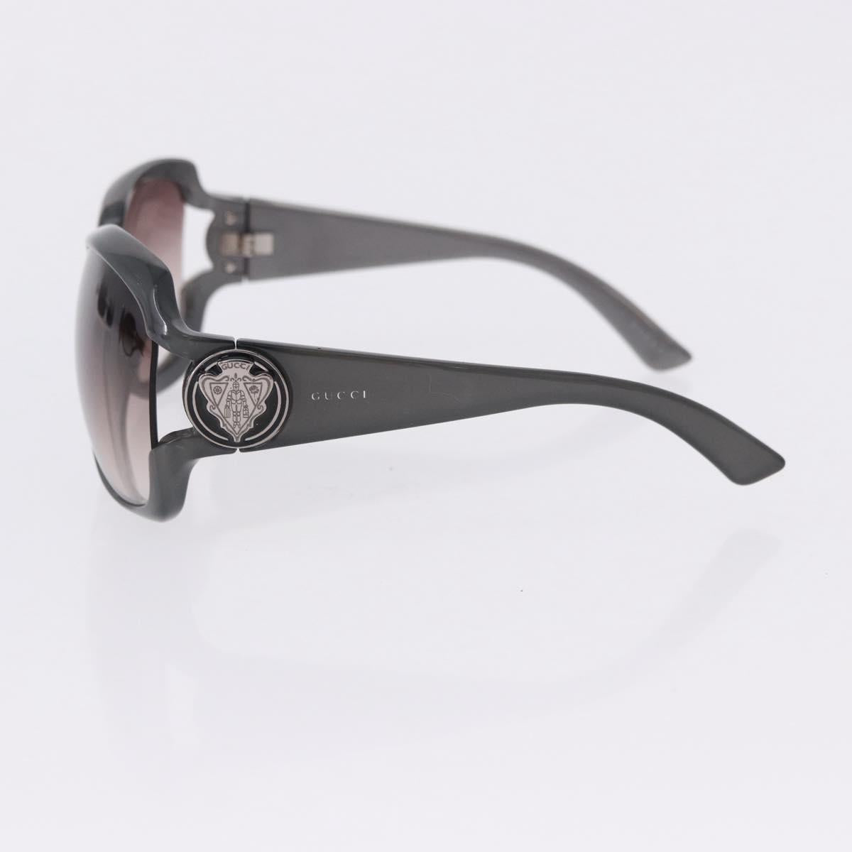GUCCI Sunglasses Plastic 3 Set White Black Gray Auth SW2629