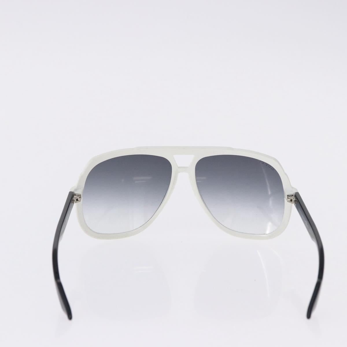 GUCCI Sunglasses Plastic 3 Set White Black Gray Auth SW2629
