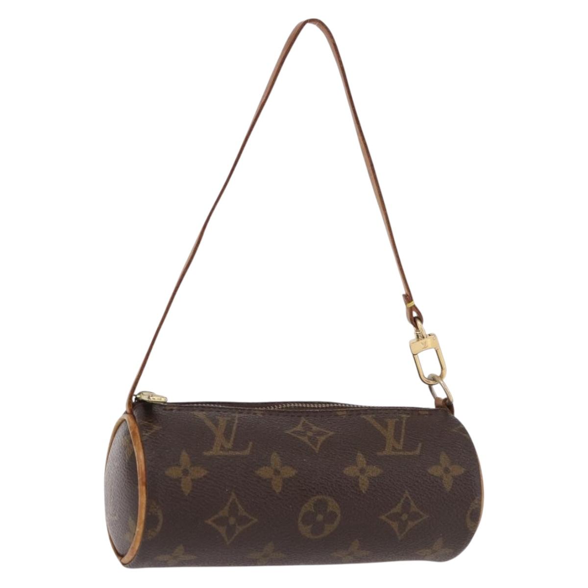 LOUIS VUITTON Monogram Papillon Pouch Pouch LV Auth SW2633