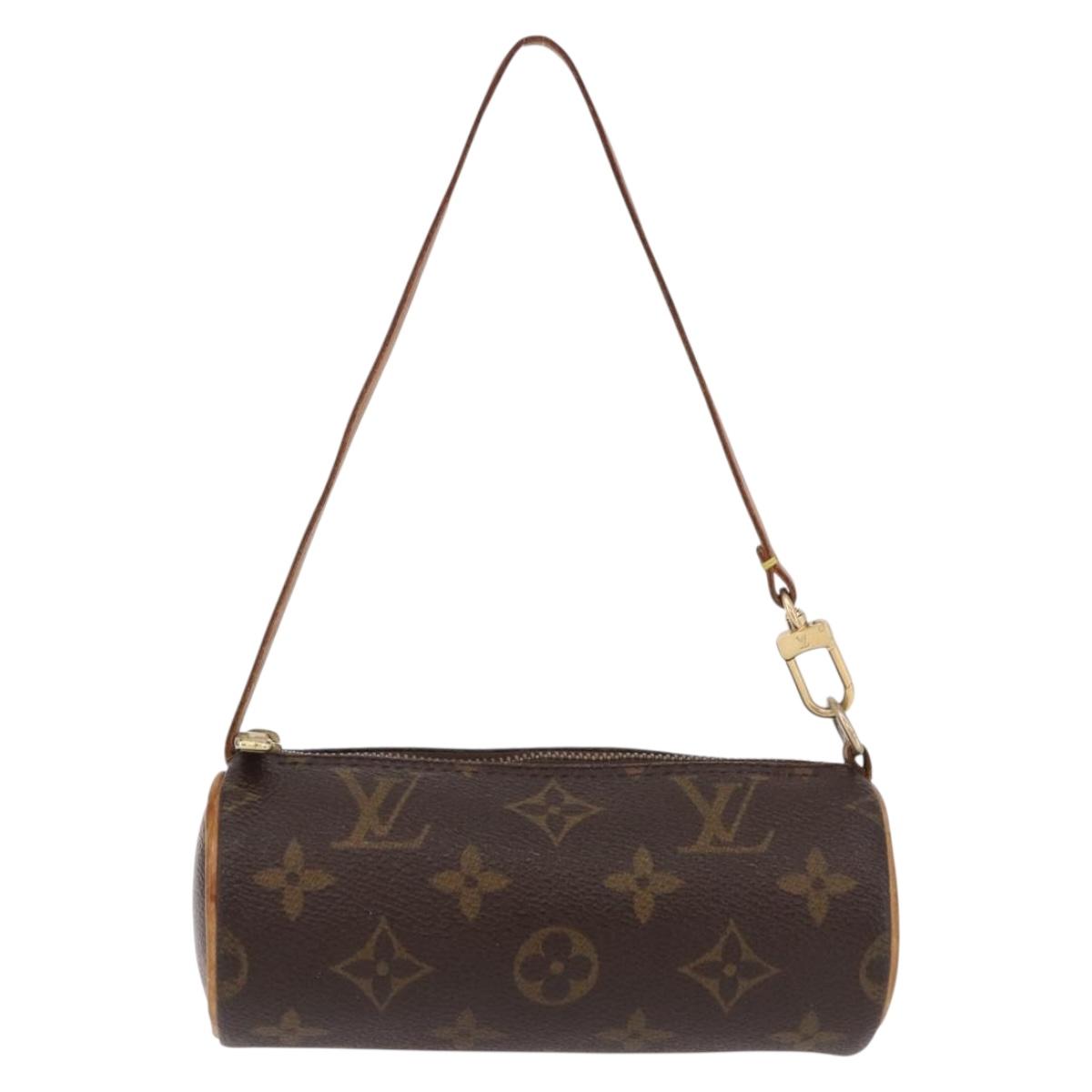 LOUIS VUITTON Monogram Papillon Pouch Pouch LV Auth SW2633