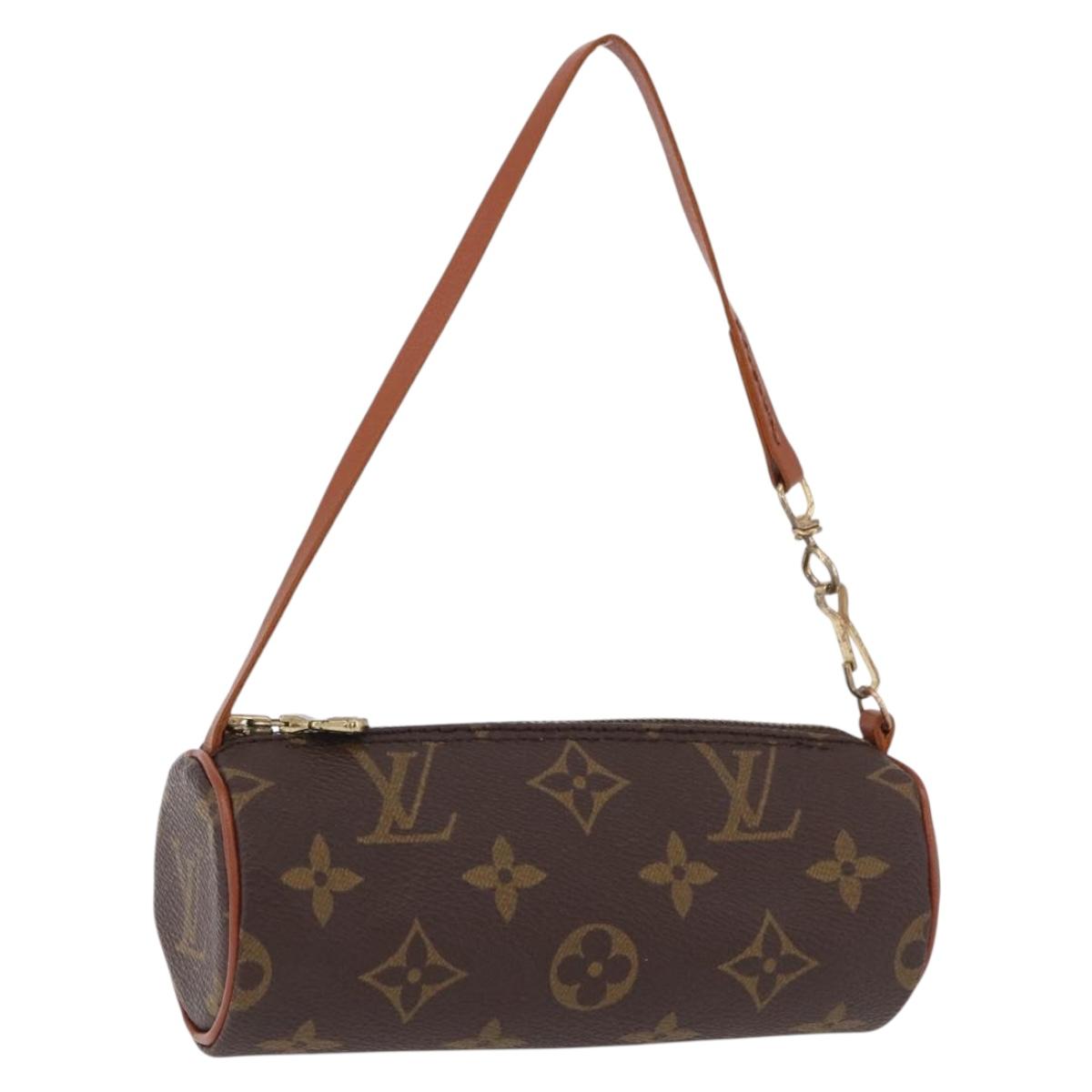LOUIS VUITTON Monogram Papillon Pouch LV Auth SW2634