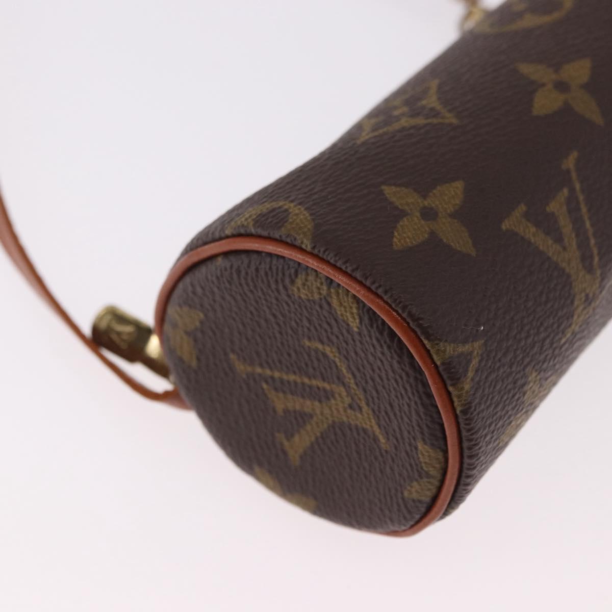 LOUIS VUITTON Monogram Papillon Pouch LV Auth SW2634