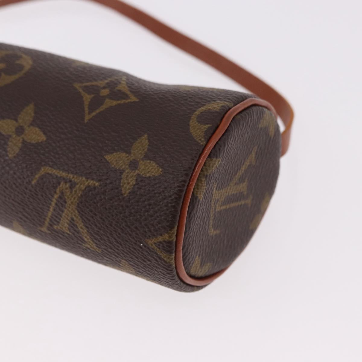 LOUIS VUITTON Monogram Papillon Pouch LV Auth SW2634