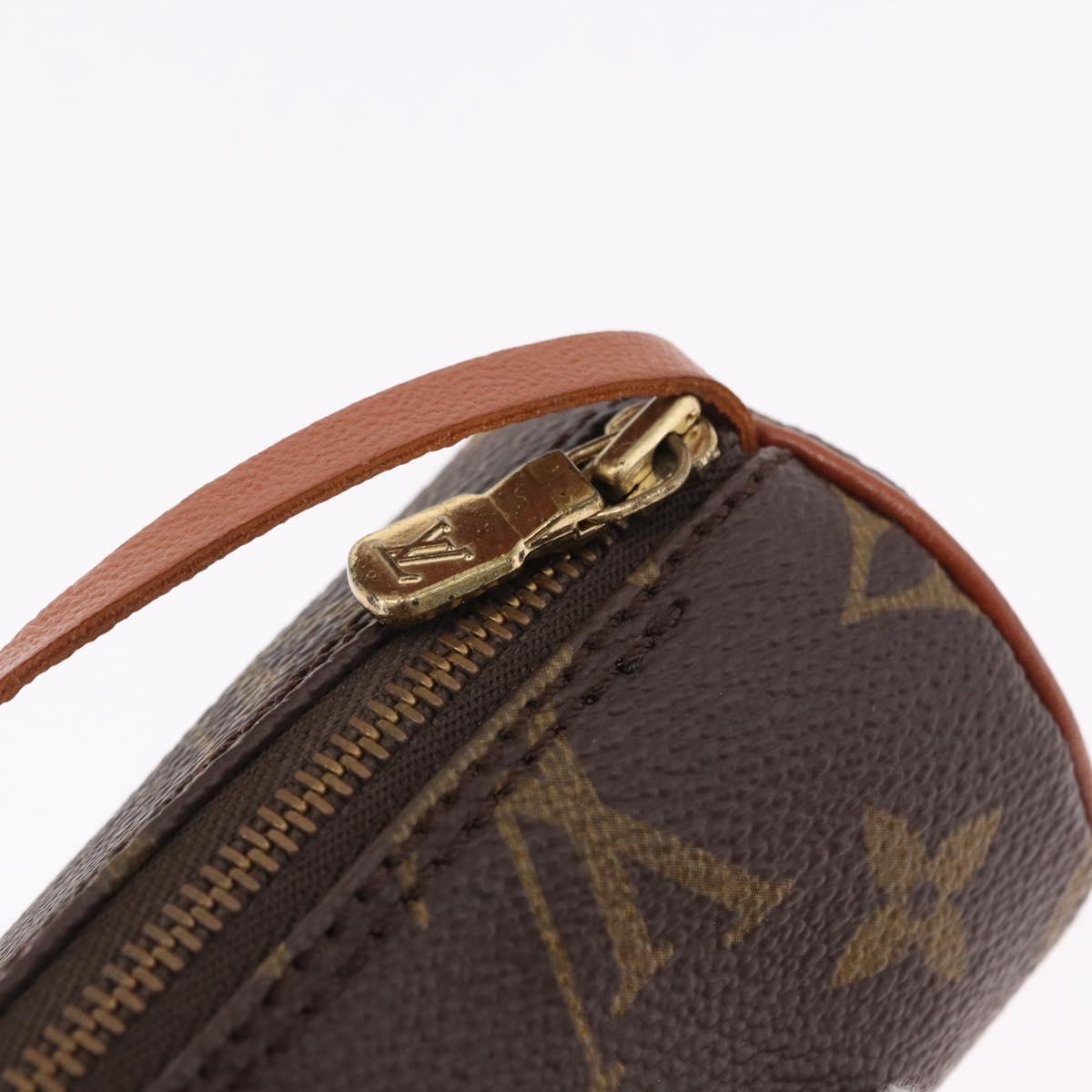 LOUIS VUITTON Monogram Papillon Pouch LV Auth SW2634