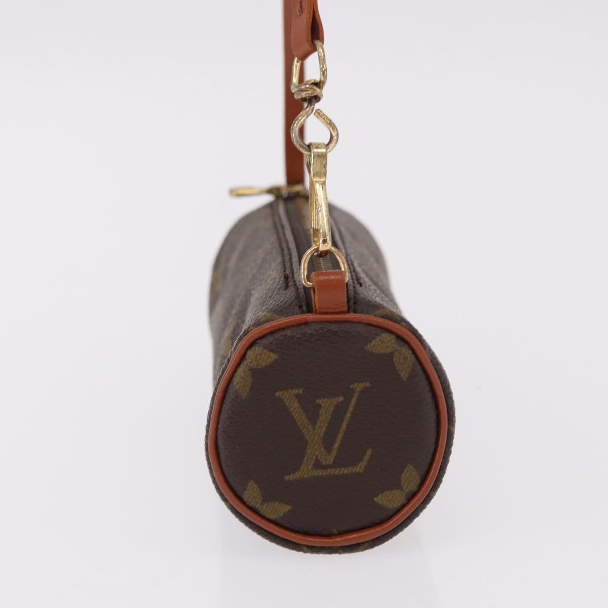 LOUIS VUITTON Monogram Papillon Pouch LV Auth SW2634