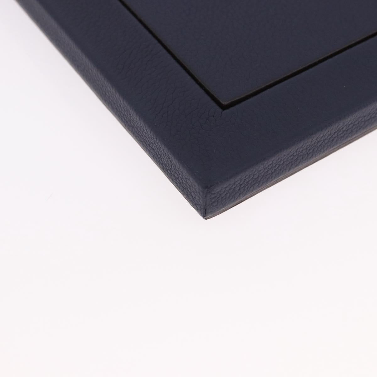 LOUIS VUITTON Cardul Photo Henri MM Photo Frame Leather Navy R98155 Auth SW2644M