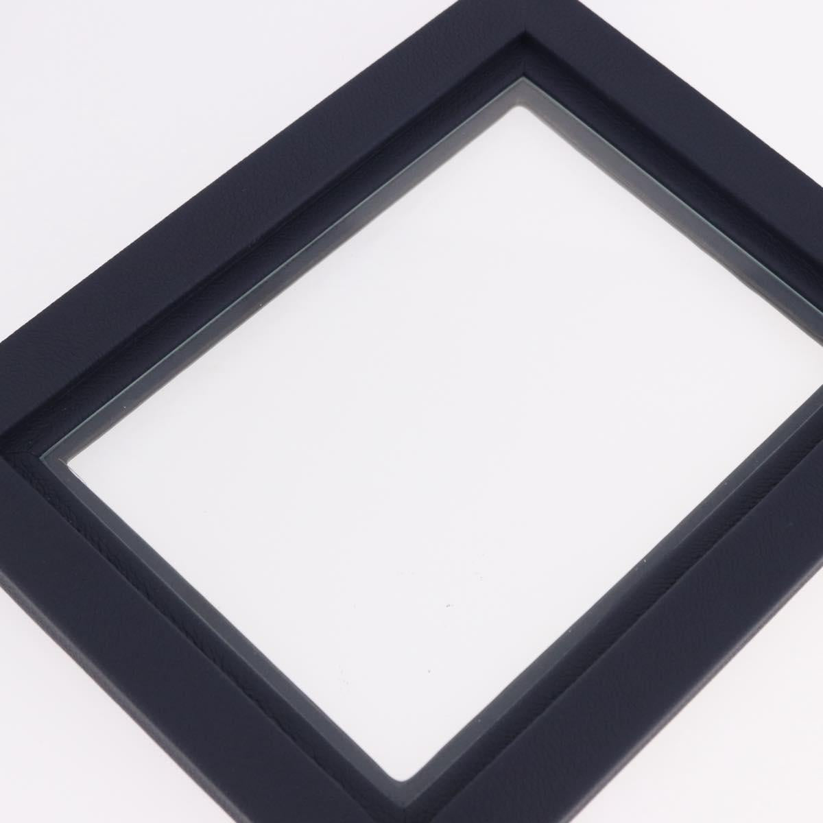 LOUIS VUITTON Cardul Photo Henri MM Photo Frame Leather Navy R98155 Auth SW2644M