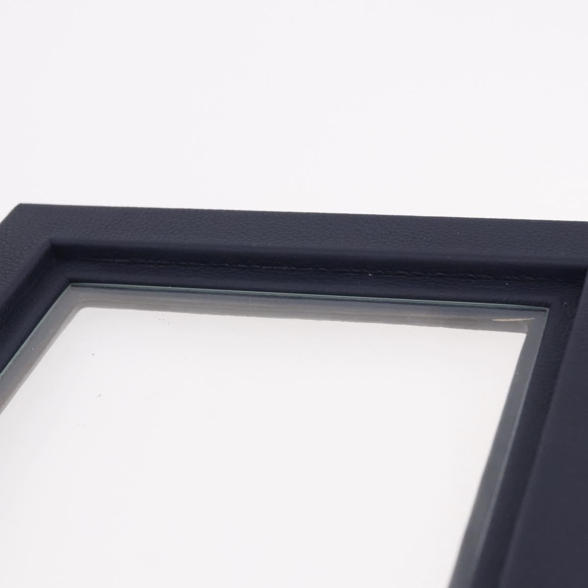 LOUIS VUITTON Cardul Photo Henri MM Photo Frame Leather Navy R98155 Auth SW2644M