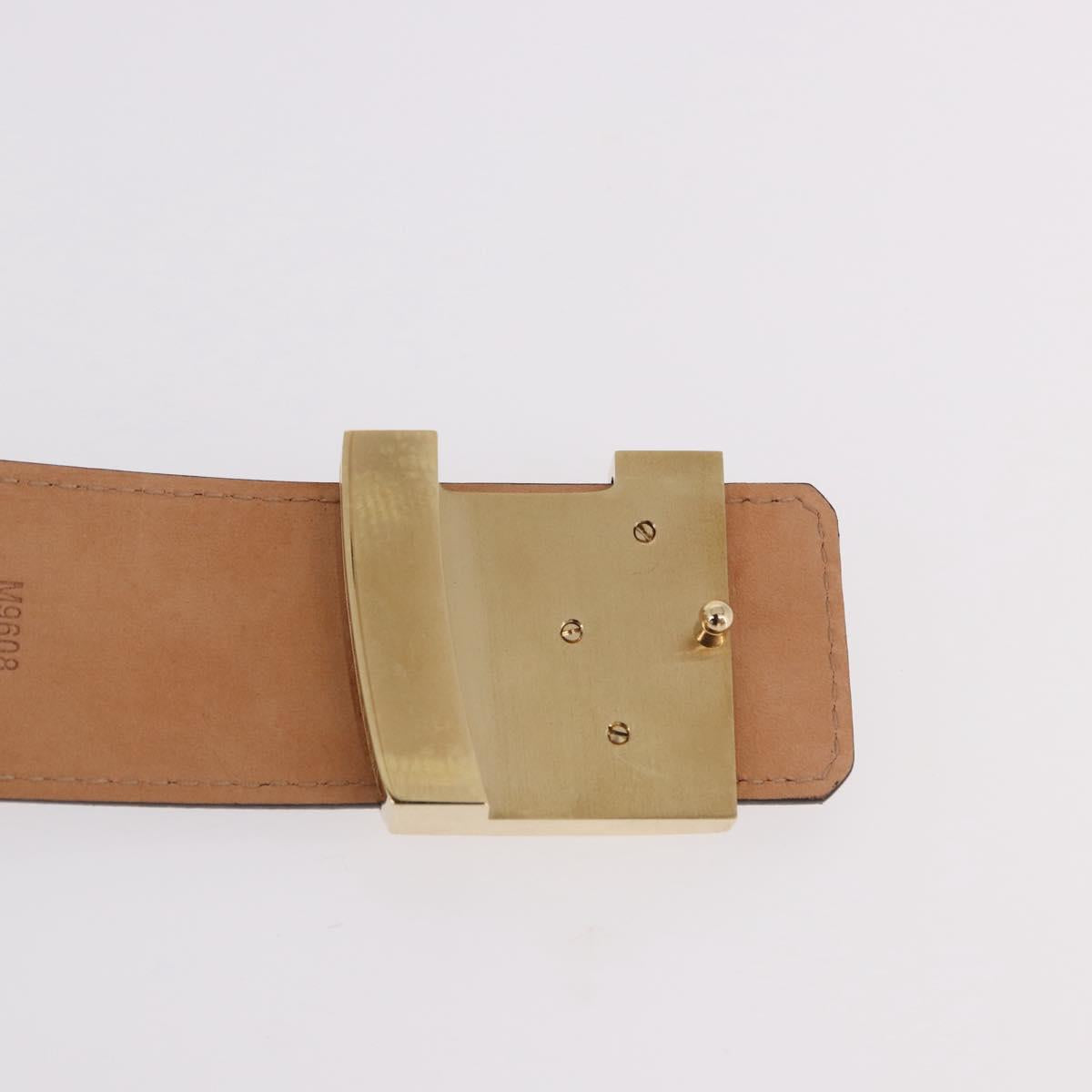 LOUIS VUITTON Monogram Ceinture LV Initials Belt LV Auth SW2646M
