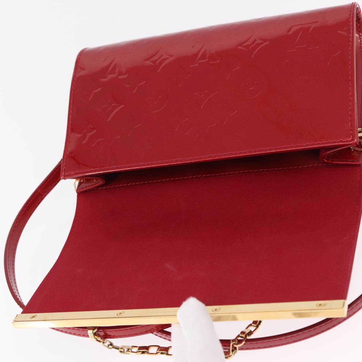 LOUIS VUITTON Monogram Vernis Clutch Ana Pomme D'amour M90095 LV Auth SW2650M