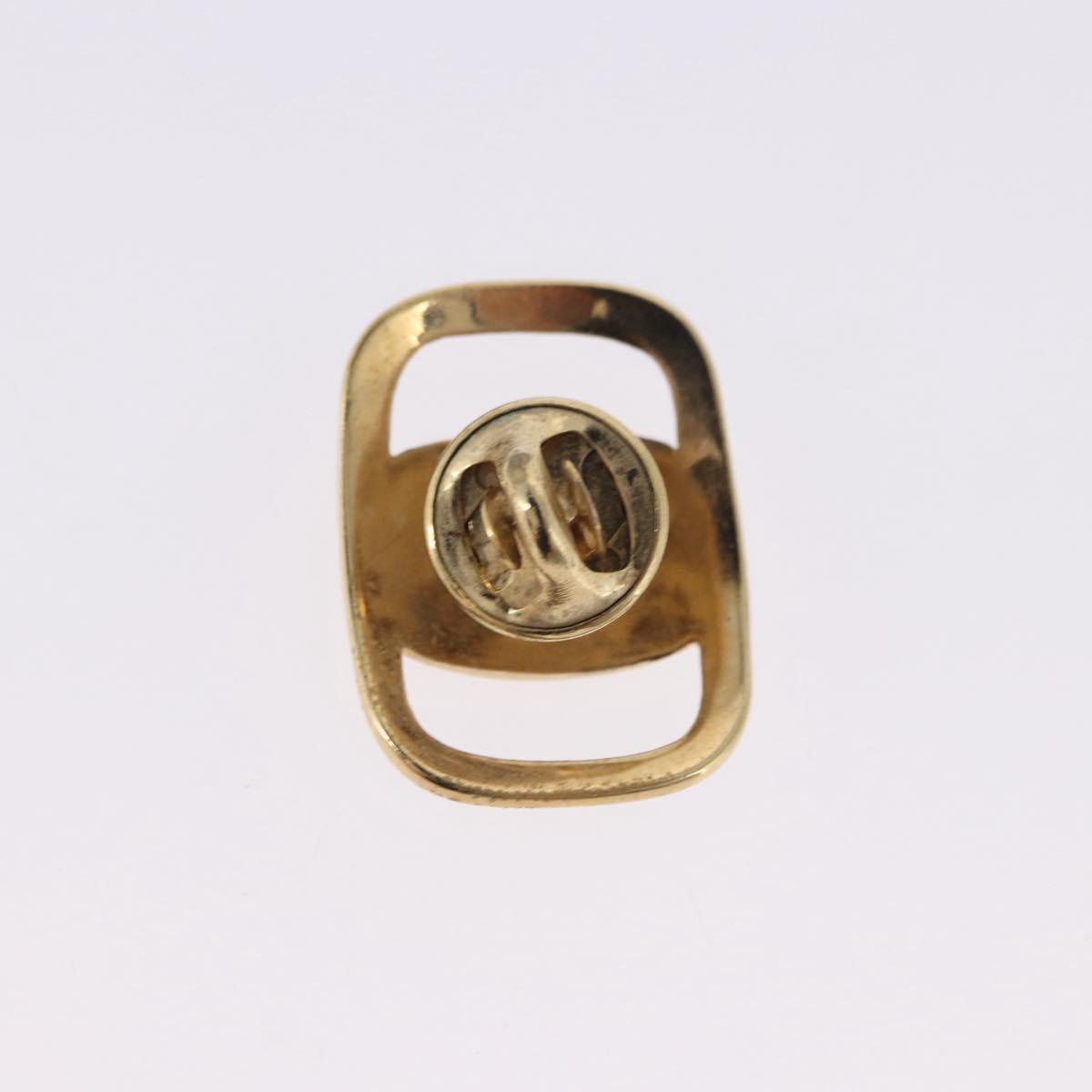 Salvatore Ferragamo Pierce Brooch Ring Metal 5 Set Gold Silver Auth SW2660