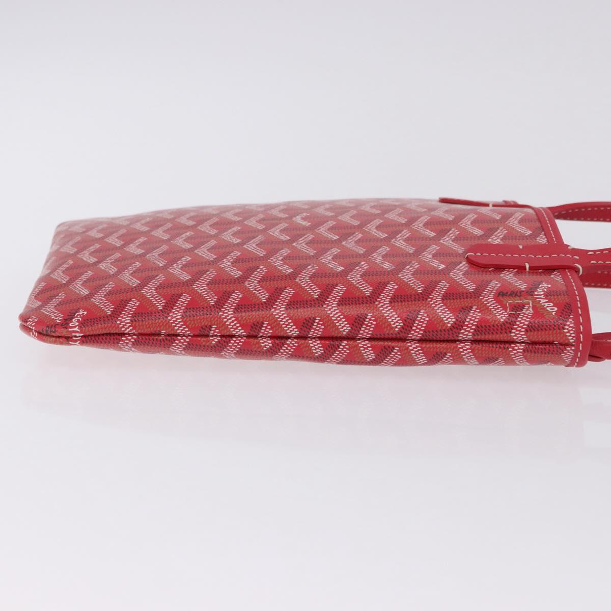 GOYARD Herringbone 2025 Only Poitiers Bag Bag PVC 2way Red Auth SW2665SM