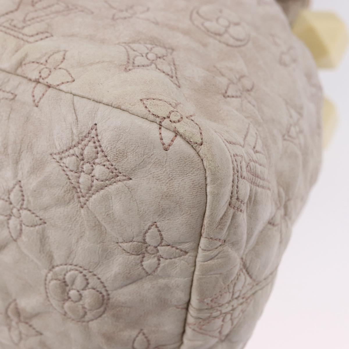 LOUIS VUITTON Monogram Orump Stratus PM Tote Bag Beige M95369 LV Auth SW2666SAV