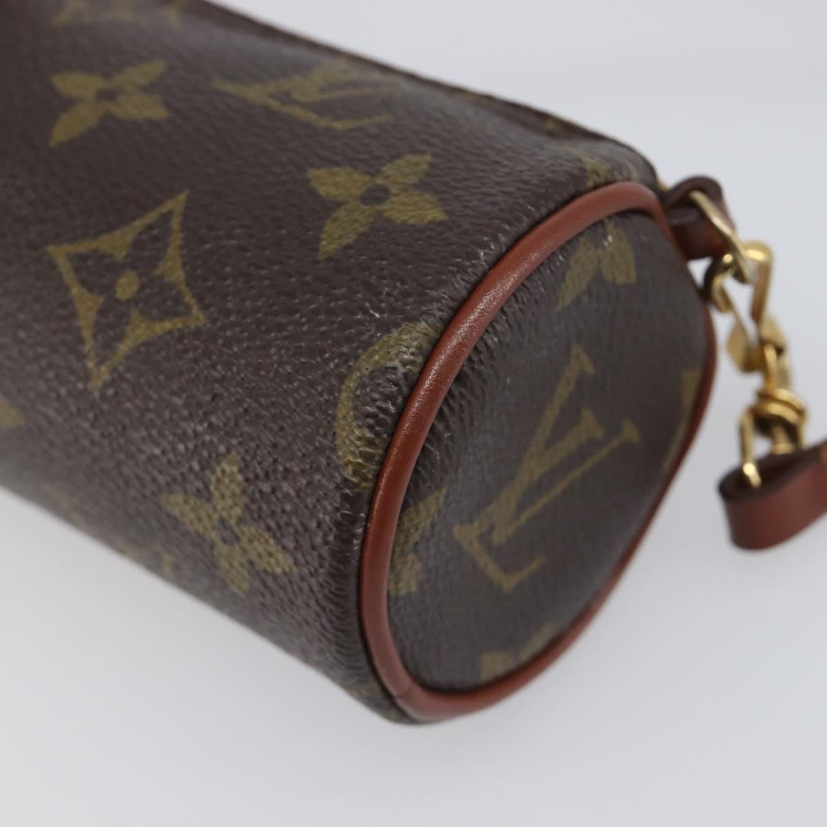 LOUIS VUITTON Monogram Papillon Pouch LV Auth SW2680