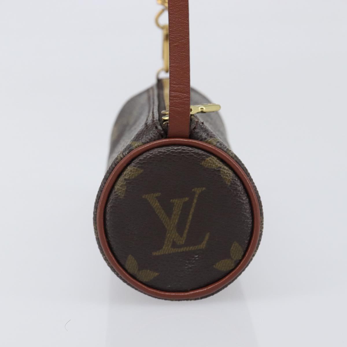 LOUIS VUITTON Monogram Papillon Pouch LV Auth SW2680