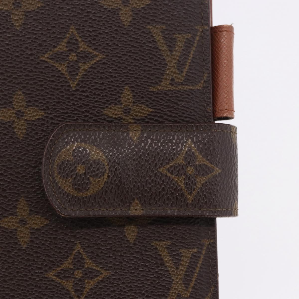 LOUIS VUITTON Monogram Agenda GM Day Planner Cover R20006 LV Auth SW2681