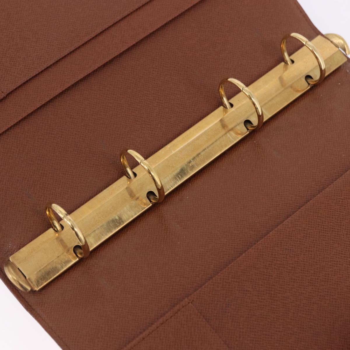 LOUIS VUITTON Monogram Agenda GM Day Planner Cover R20006 LV Auth SW2681