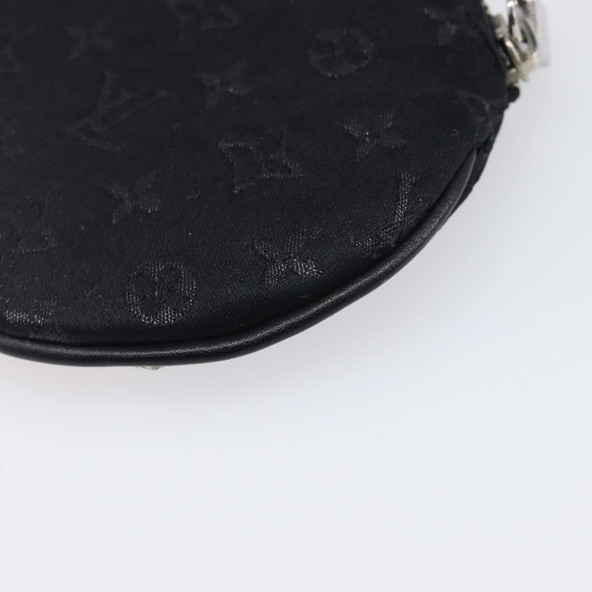 LOUIS VUITTON Monogram Satin Comte de Fée Porte Monnaie Ron M92272 Auth SW2689