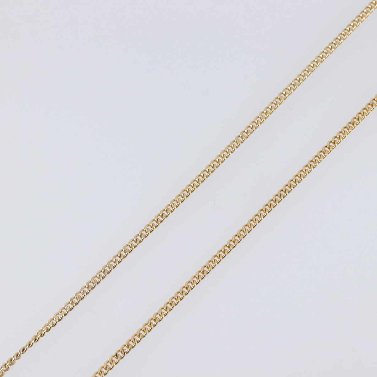 Christian Dior Necklace metal Gold Tone Auth SW2795V