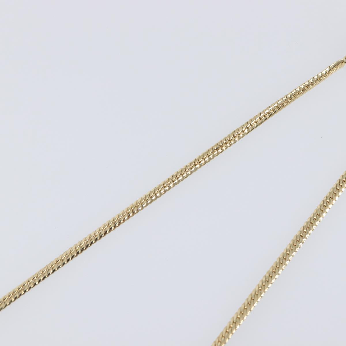 Christian Dior Necklace metal Gold Auth SW2798V