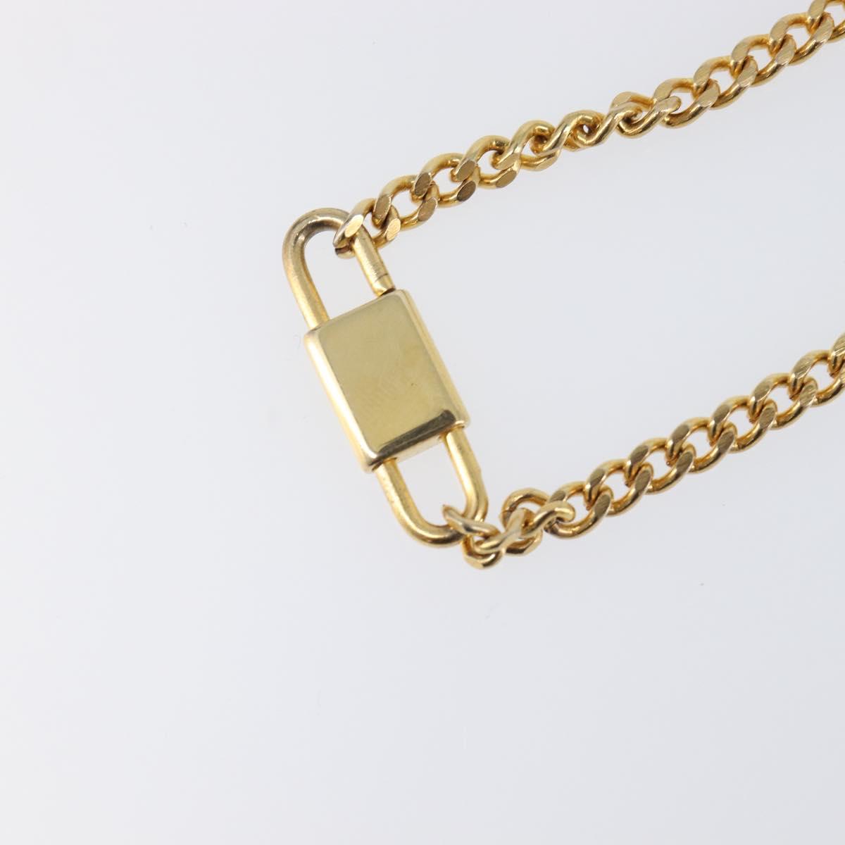 Christian Dior Necklace metal Gold Tone Auth SW2801