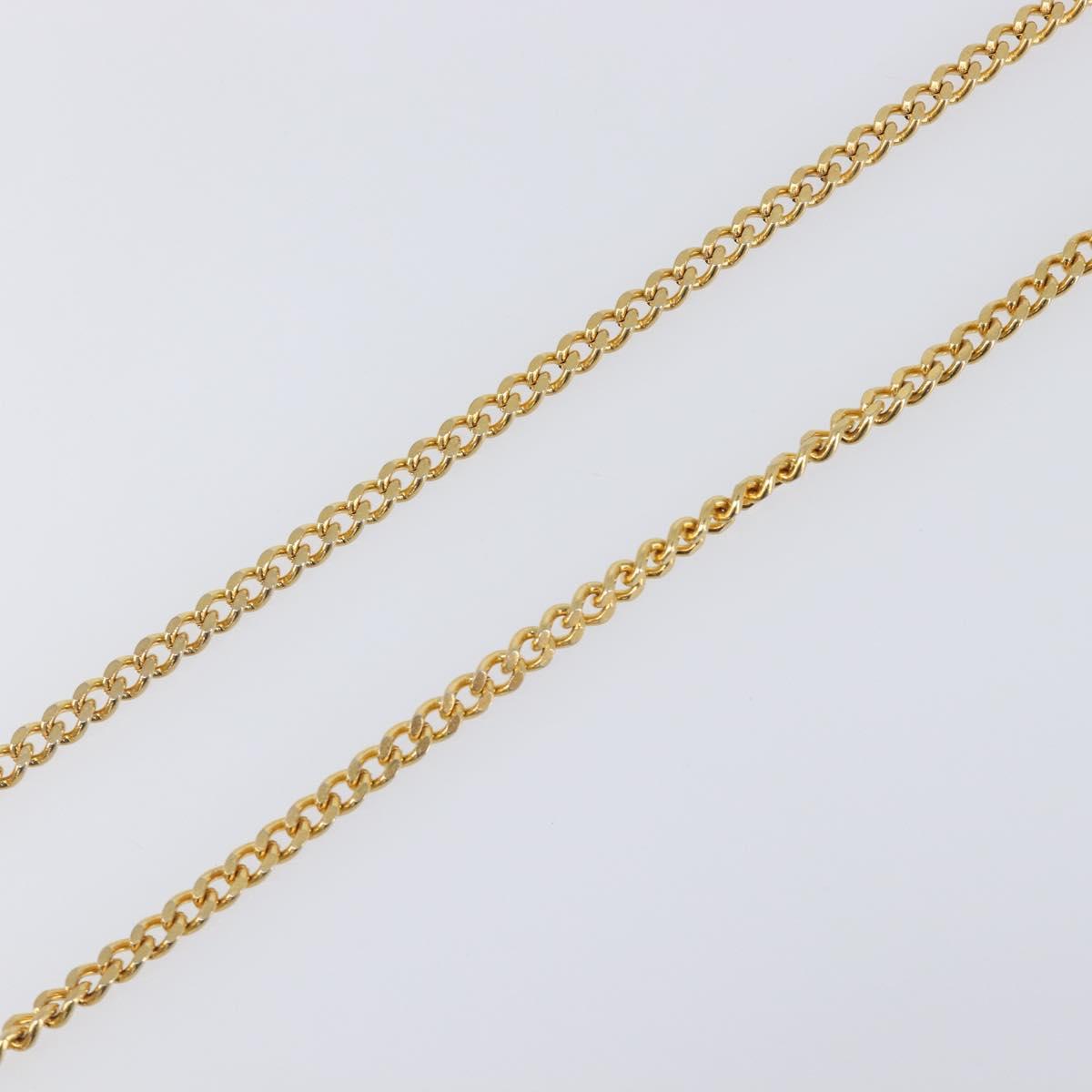 Christian Dior Necklace metal Gold Tone Auth SW2801