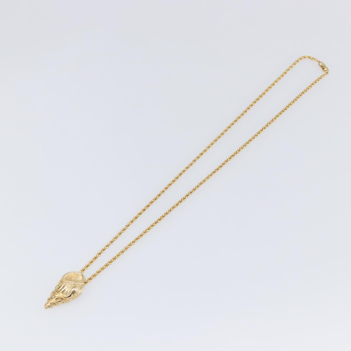 Christian Dior Necklace metal Gold Auth SW2802