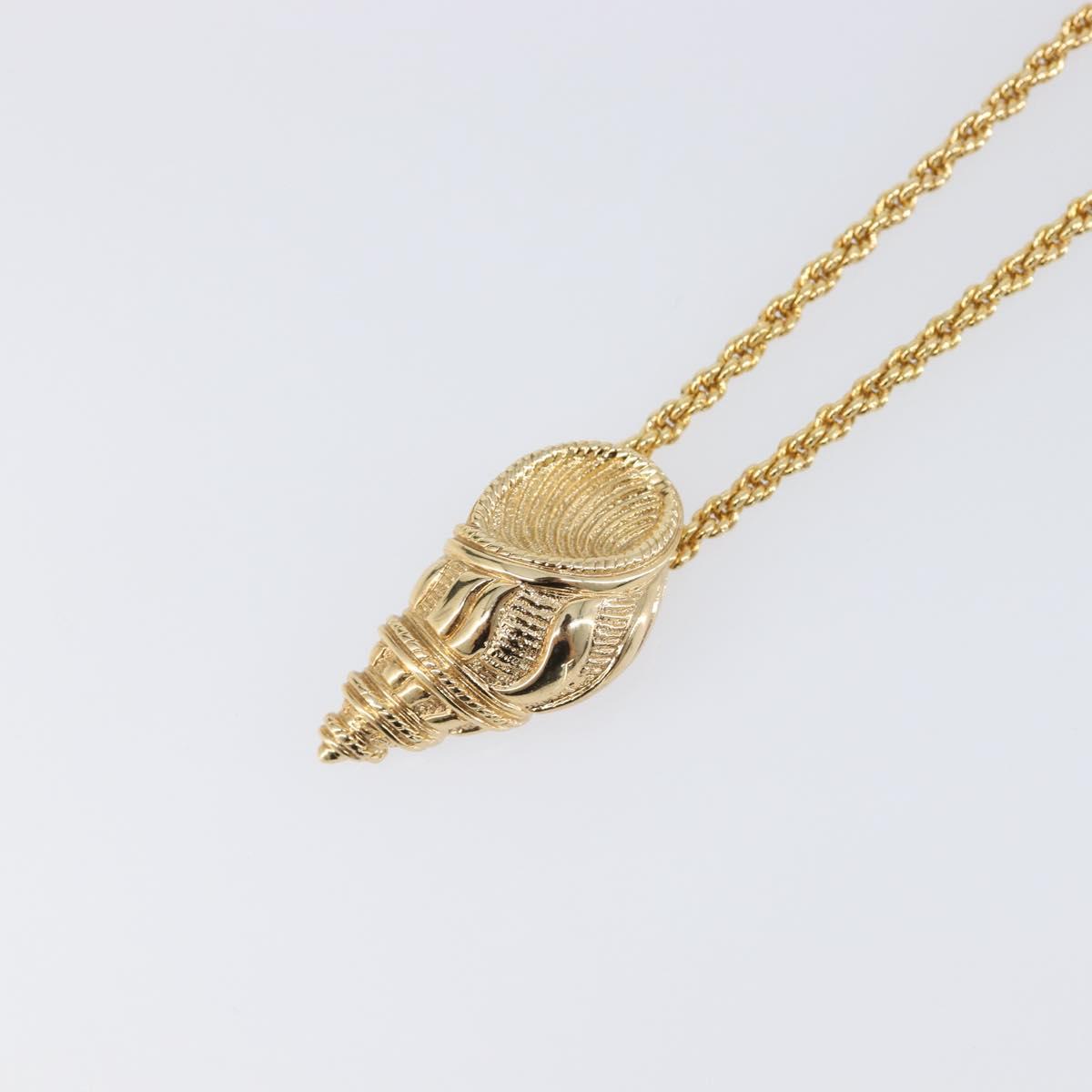 Christian Dior Necklace metal Gold Auth SW2802