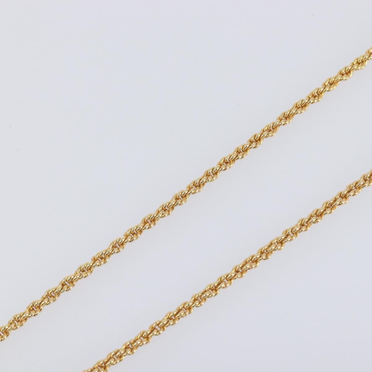 Christian Dior Necklace metal Gold Auth SW2802