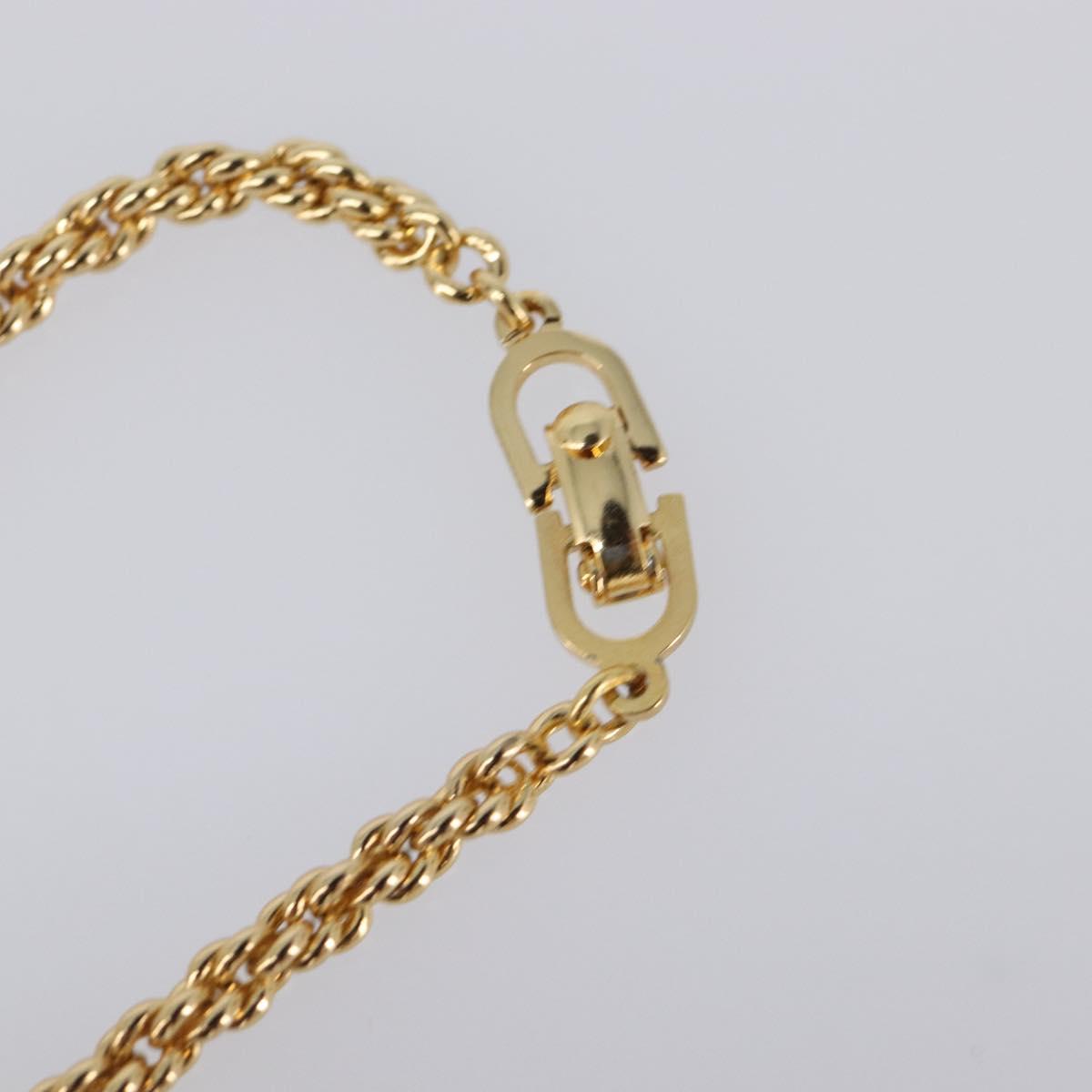 Christian Dior Necklace metal Gold Auth SW2802