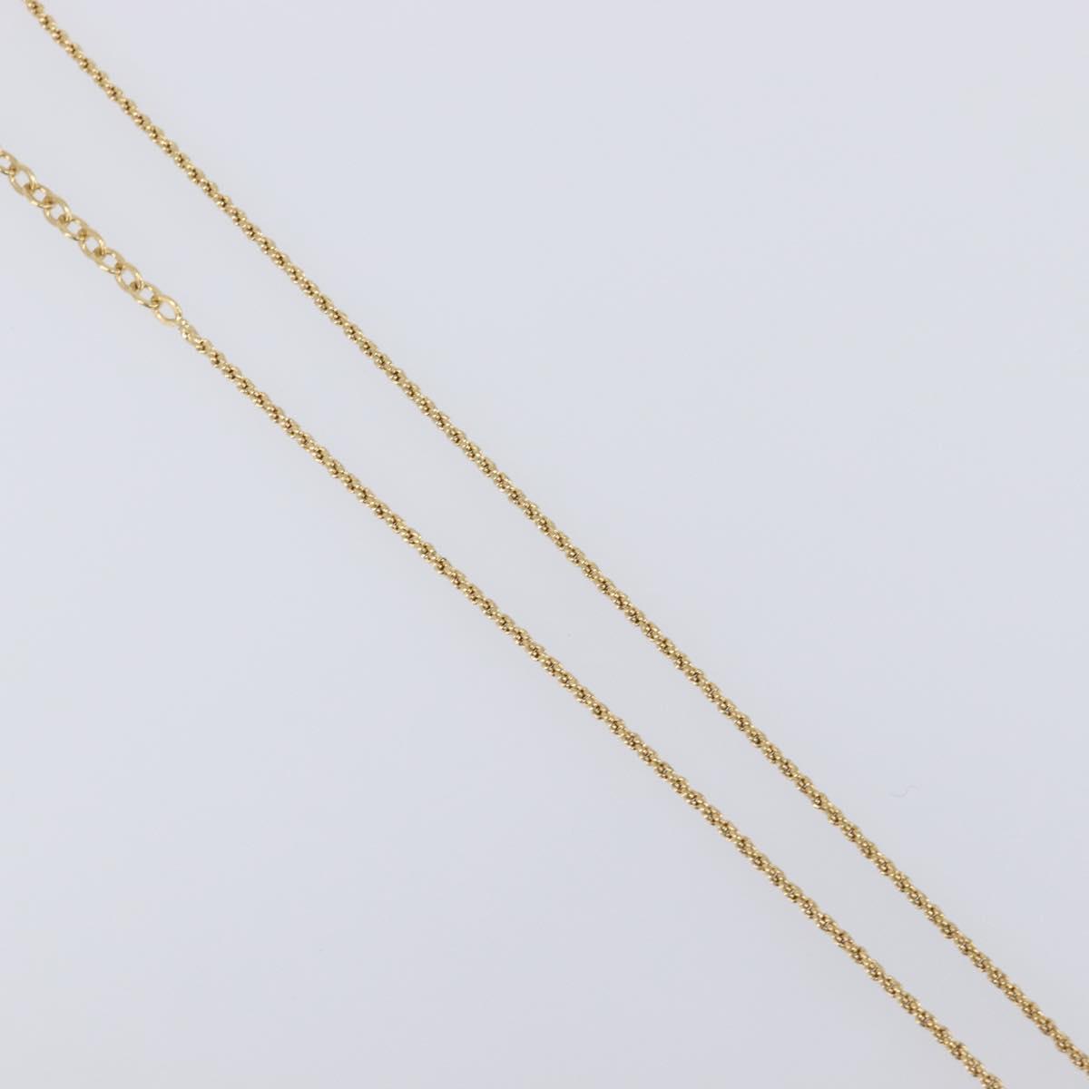 Christian Dior Necklace metal 3 Set Gold Auth SW2804