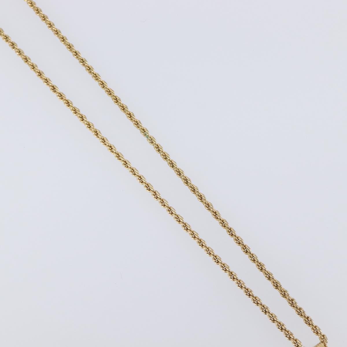 Christian Dior Necklace metal 3 Set Gold Auth SW2804