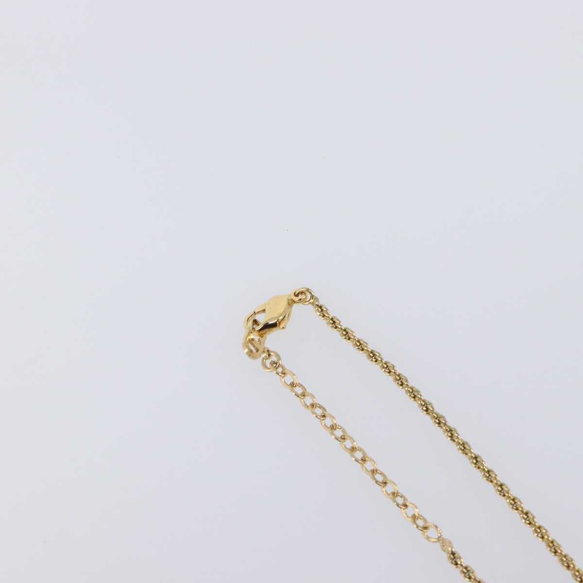 Christian Dior Necklace metal 3 Set Gold Auth SW2804