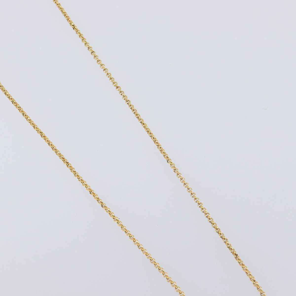 Christian Dior Necklace metal 3 Set Gold Auth SW2804