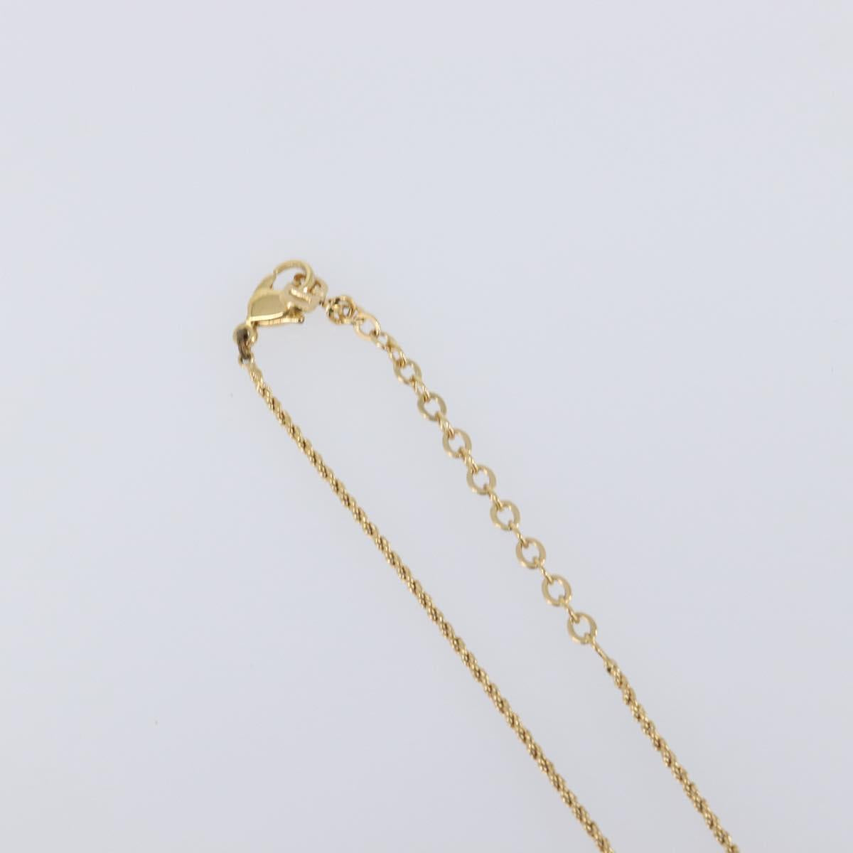 Christian Dior Necklace metal 3 Set Gold Auth SW2804
