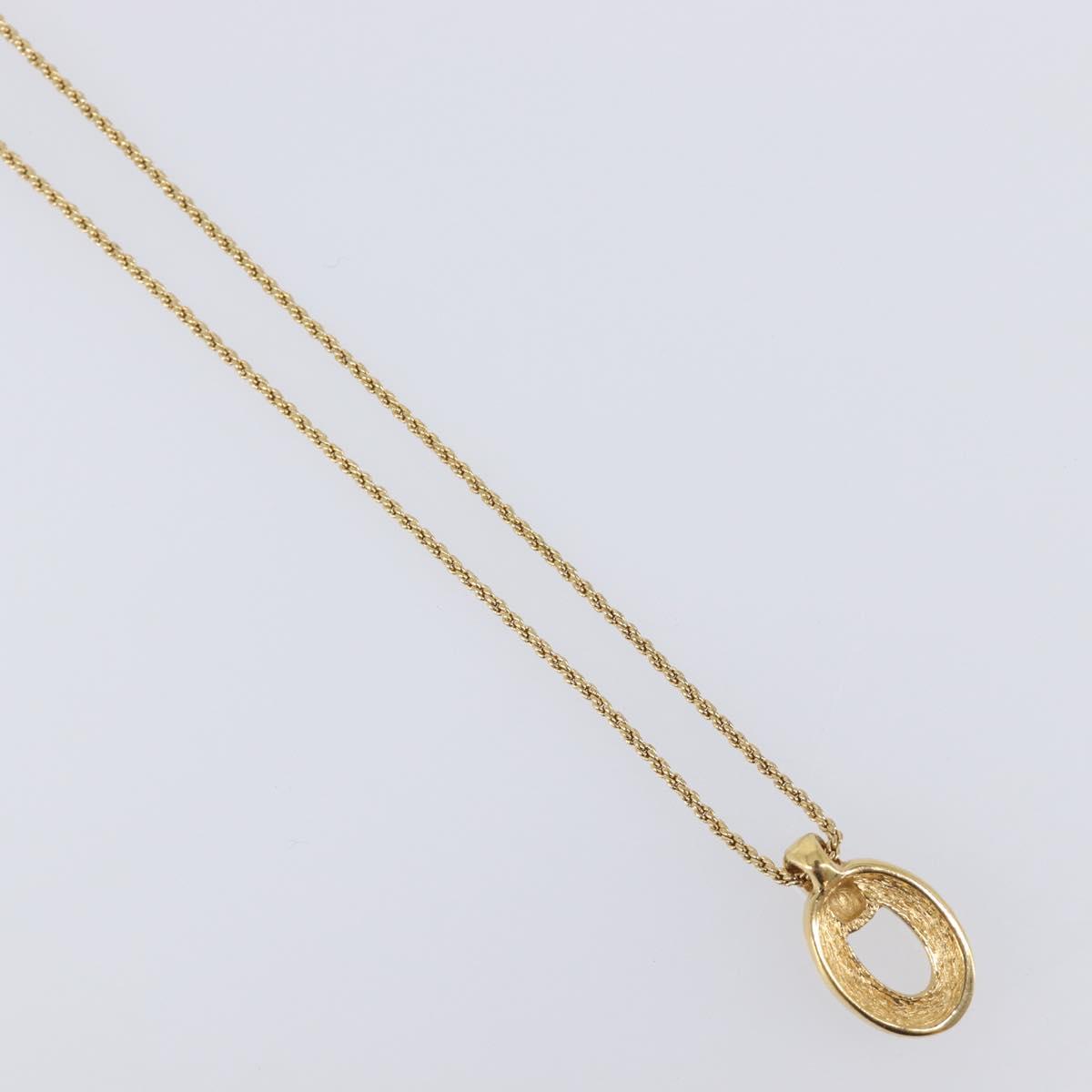 Christian Dior Necklace metal 3 Set Gold Auth SW2804