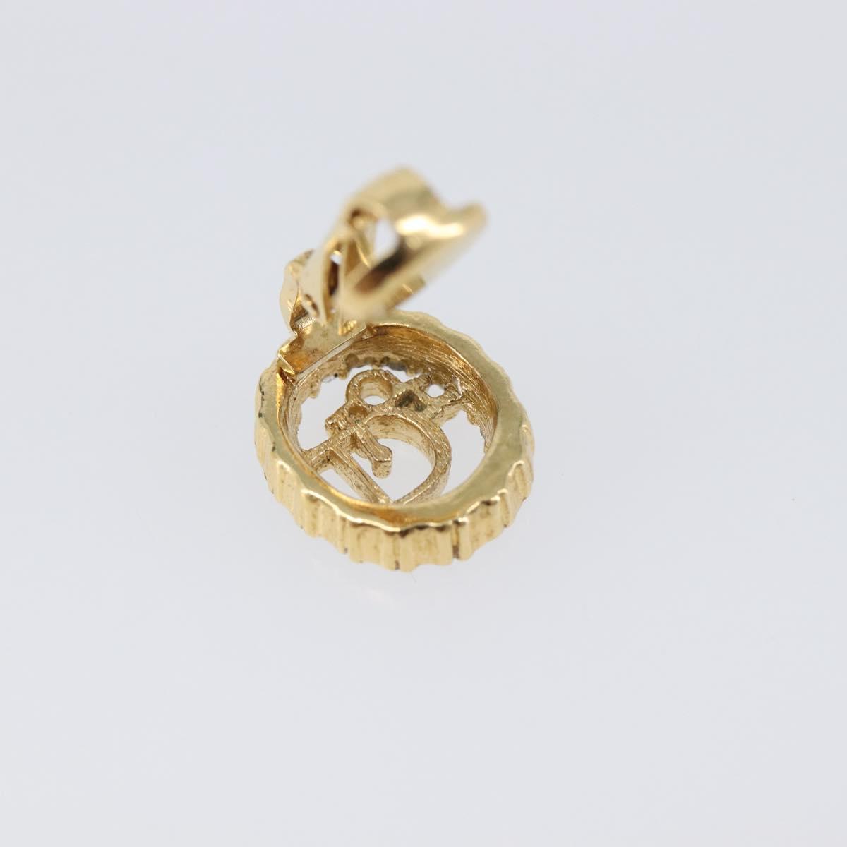 Christian Dior Earring metal Gold Tone Auth SW2806V