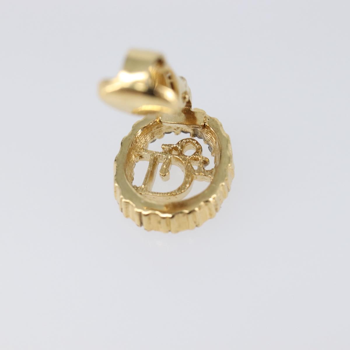 Christian Dior Earring metal Gold Tone Auth SW2806V