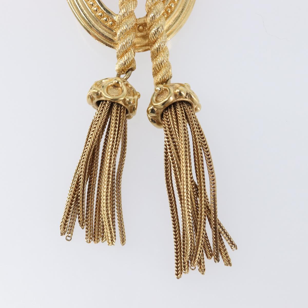 Christian Dior Brooch metal Gold Tone Auth SW2813V