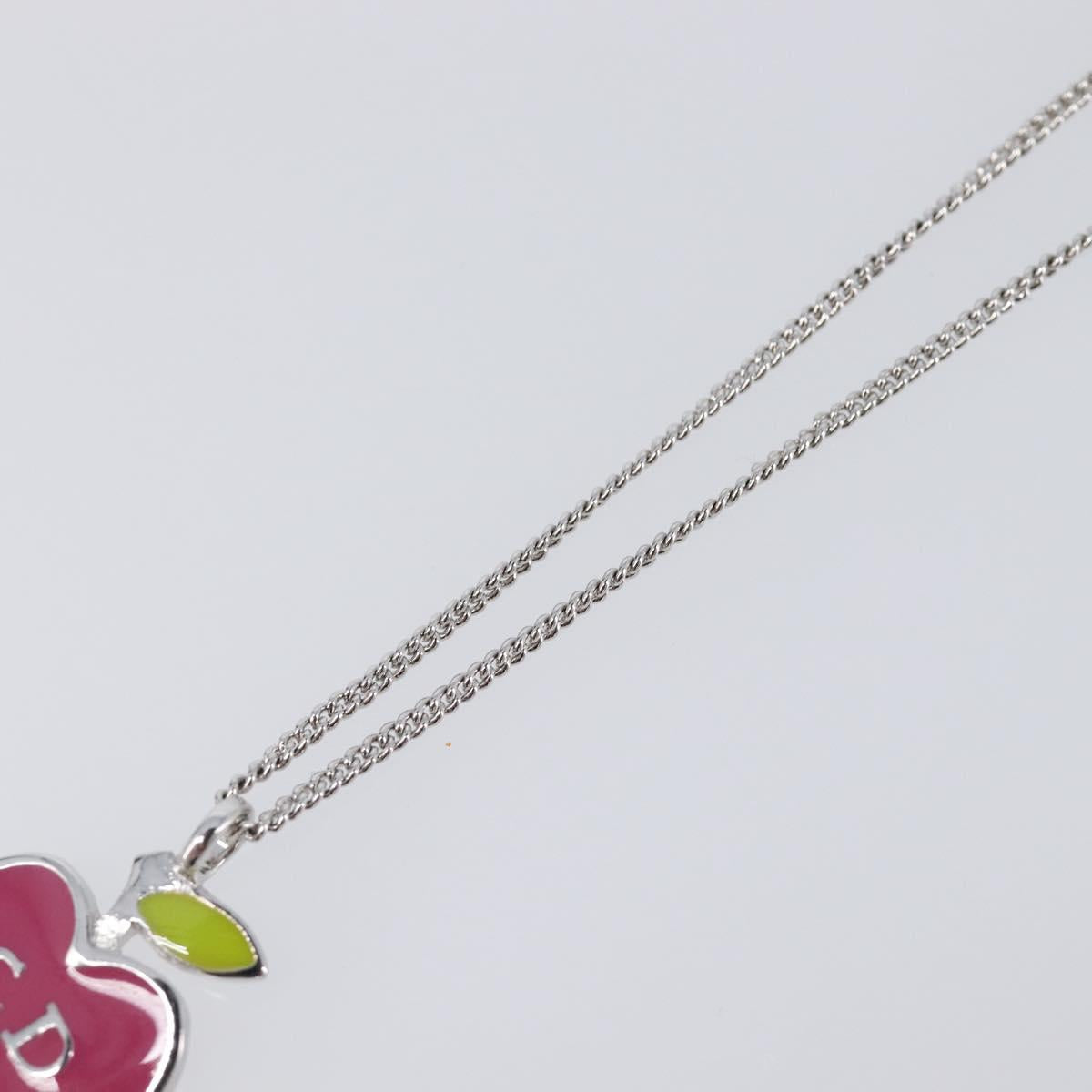 Christian Dior Apple Bracelet metal Silver Auth SW2815V